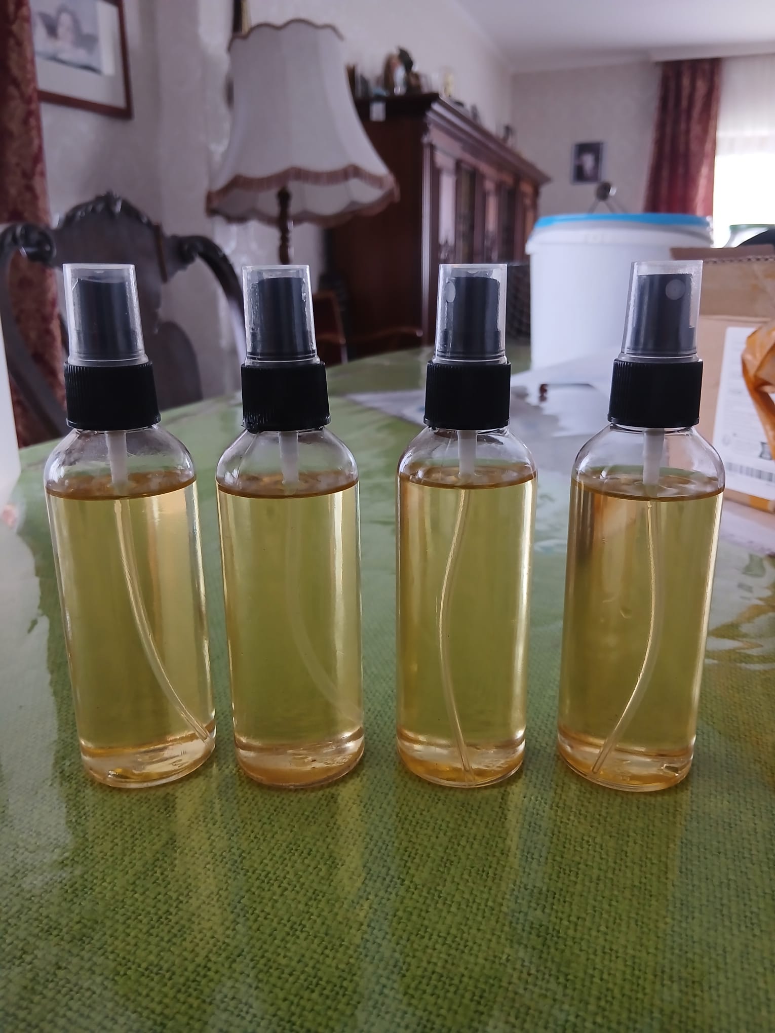 Hand-filled skin and body oil